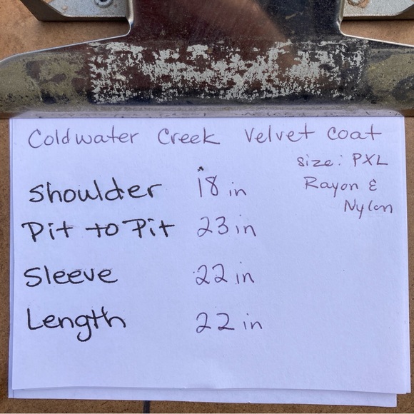 Vintage 90s Coldwater Creek crushed velvet boho embroidered blazer - Picture 9 of 10